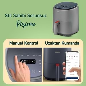 COSORI Gri Air Fryer 3.8 Litre CAF-LI401S