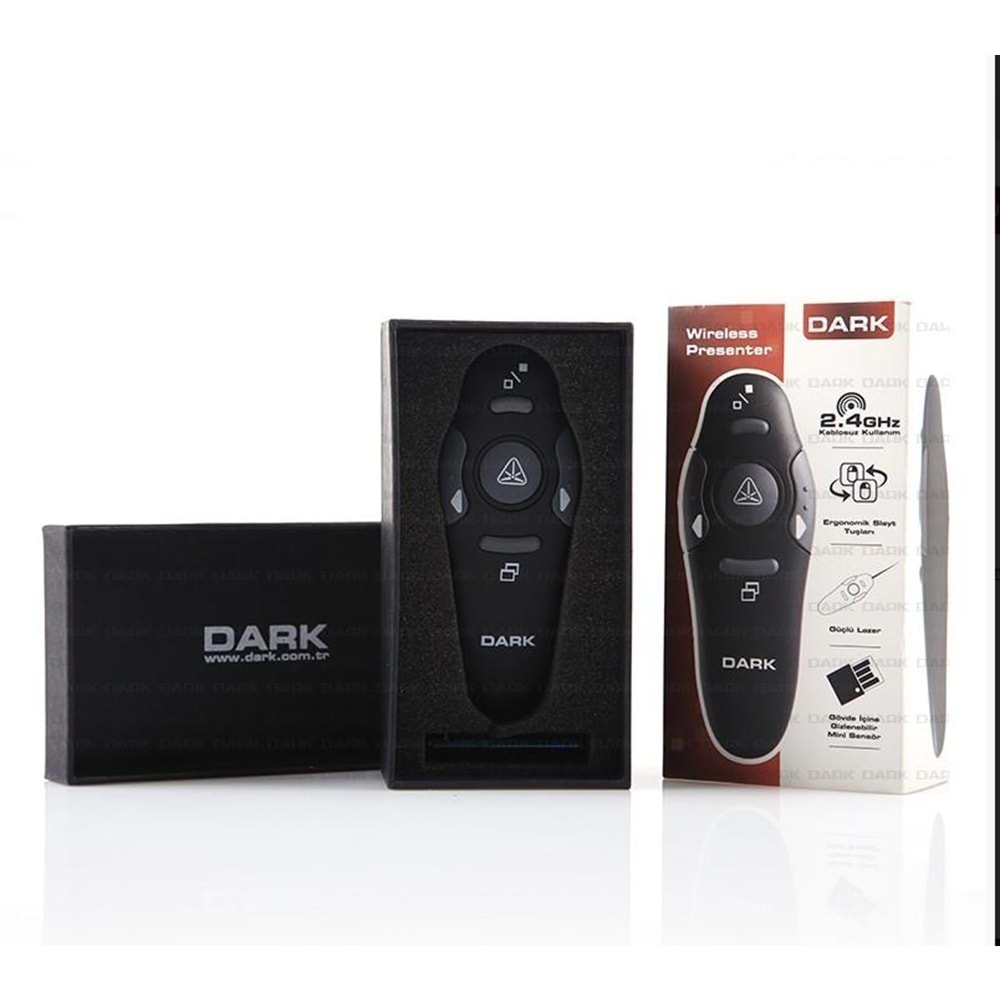 Dark WP03 Kırmızı Lazerli 2.4GHz RF Kablosuz (Presenter) Sunum Kumandası (DK-AC-WP03)