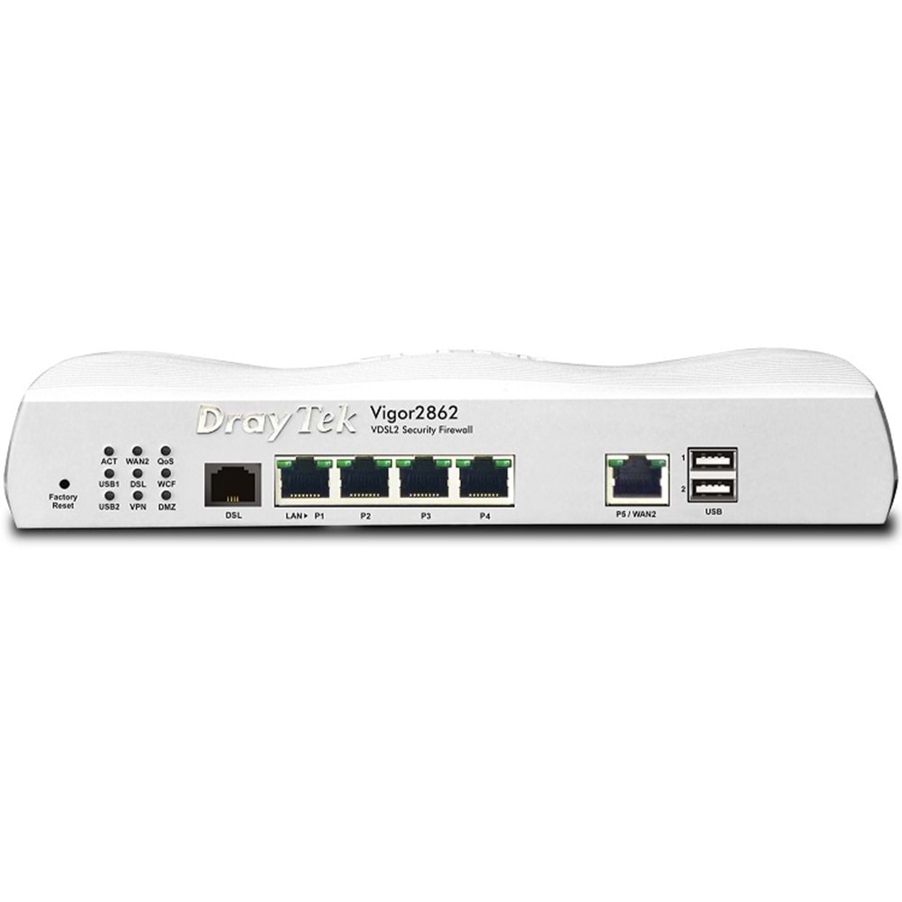 Draytek Vigor 2862ac VDSL2 & ADSL2+ Dual-WAN Security Firewall