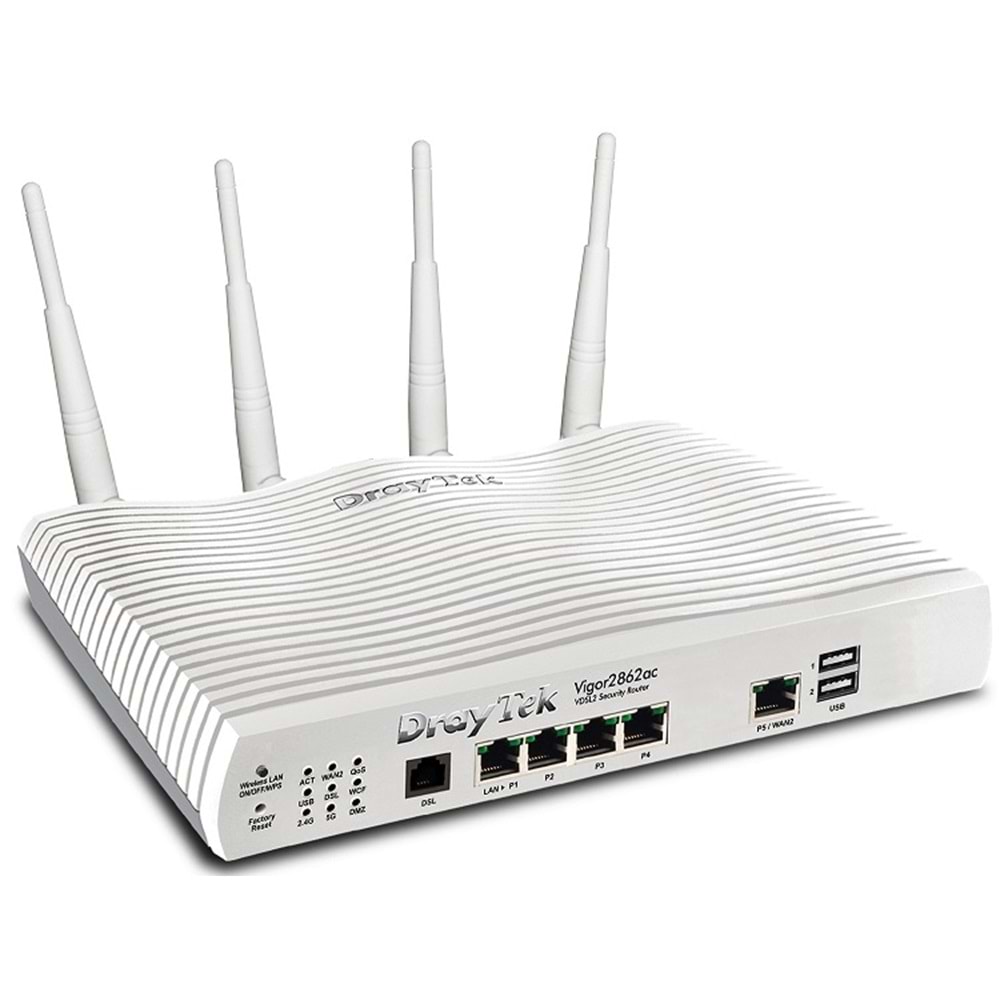 Draytek Vigor 2862ac VDSL2 & ADSL2+ Dual-WAN Security Firewall