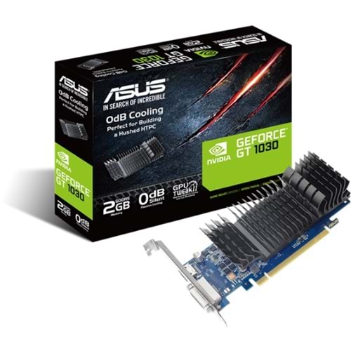 Asus GT1030-2G-BRK 2GB 64Bit GDDR5 DP/HDMI 16X Ekran Kartı