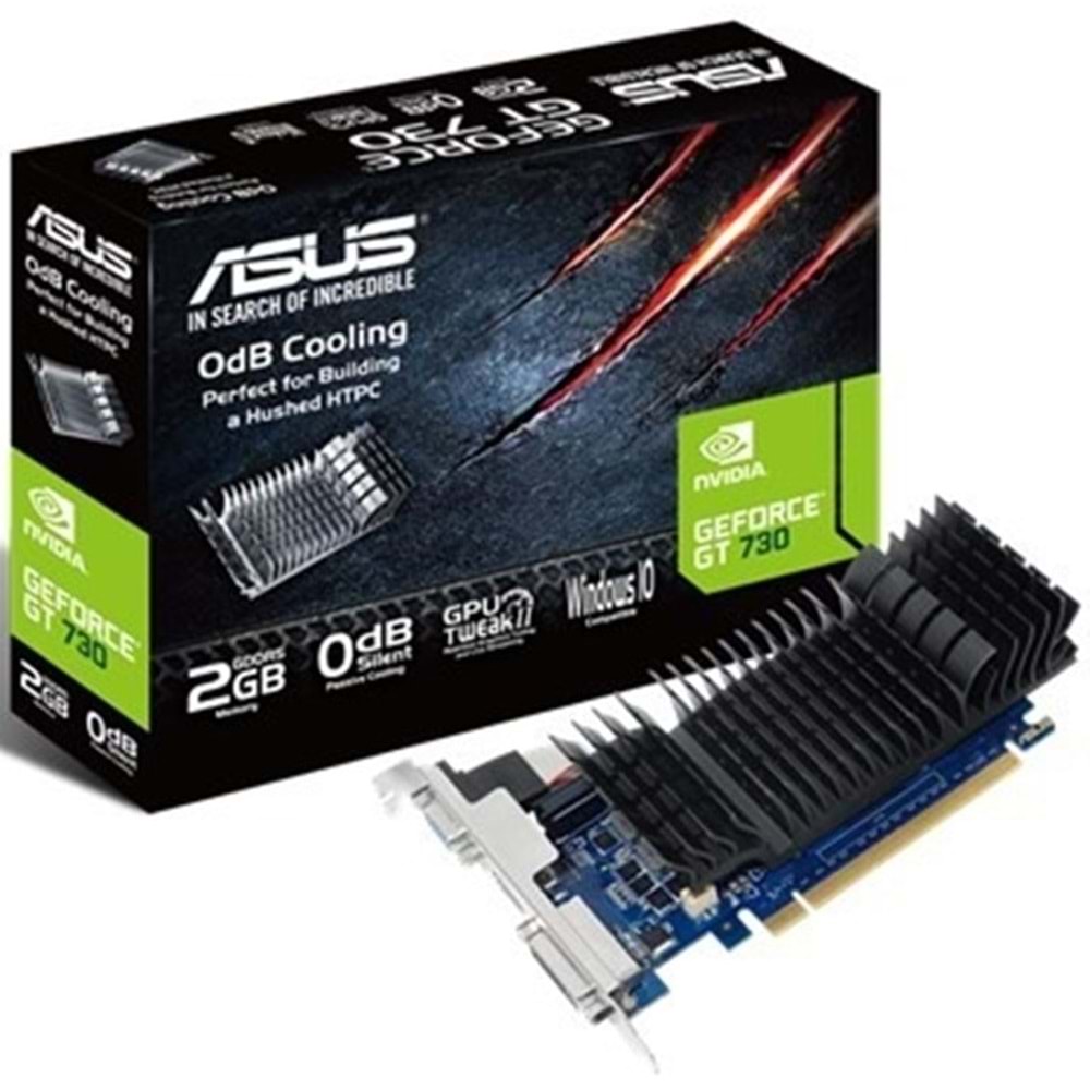 Asus GT730-SL-2GD5-BRK 2GB 64Bit DDR3 HDMI/DVI/VGA Ekran Kartı