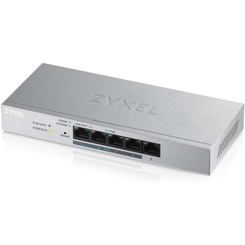 Zyxel GS1200-5HP V2 5 Port 1x4xGigabit Poe Web Yön. Switch