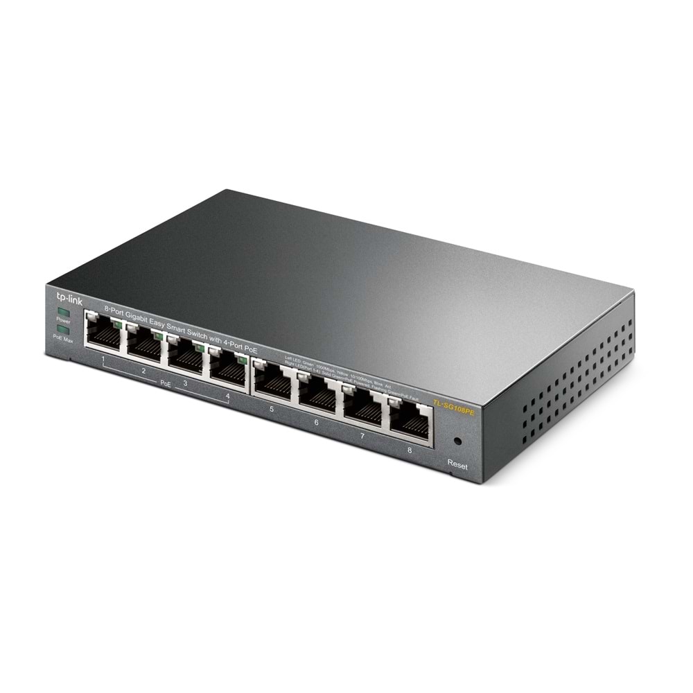 TP-Link TL-SG108PE 8 Port 4-Port PoE Gigabit Easy Smart Switch