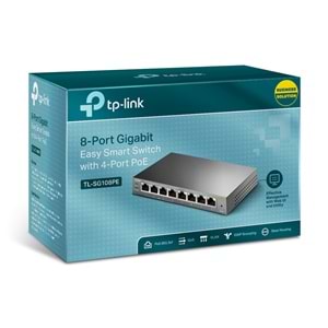 TP-Link TL-SG108PE 8 Port 4-Port PoE Gigabit Easy Smart Switch