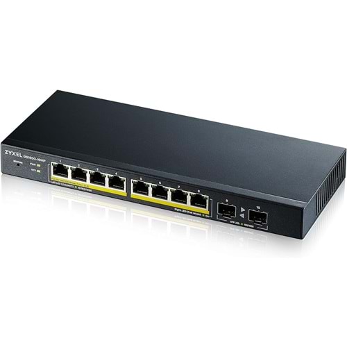 Zyxel GS1900-10HP 8xGigabit Port 2xSFP Web Poe Switch 77 Watt