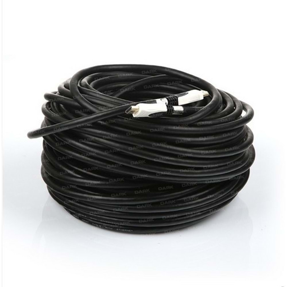 Dark v1.4 30mt, 4K / 3D, Ağ Destekli, Altın Uçlu Aktif HDMI Kablo (DK-HD-CV14L3000A)
