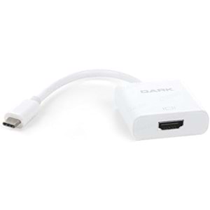 Dark USB 3.1 Type-C den 4K UHD HDMI Dönüştürücü Adaptör (4K 30Hz)(DK-AC-U31XHD)