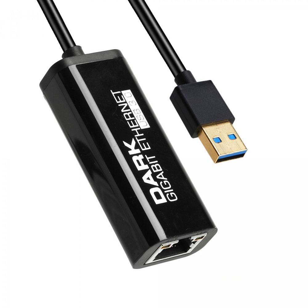 Dark Usb 3.0 To Ethernet Çevirici Dönüştürücü Adaptör (Gigabit Destekli)(DK-NT-U3GLAN)