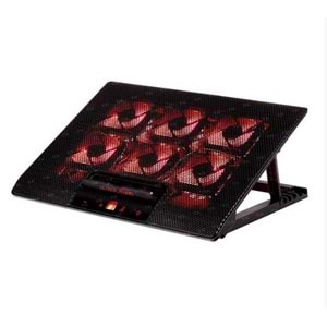 TX Red Alert 6x FAN,Yükseklik Ayarlı,2xUSB HUB,11-17
