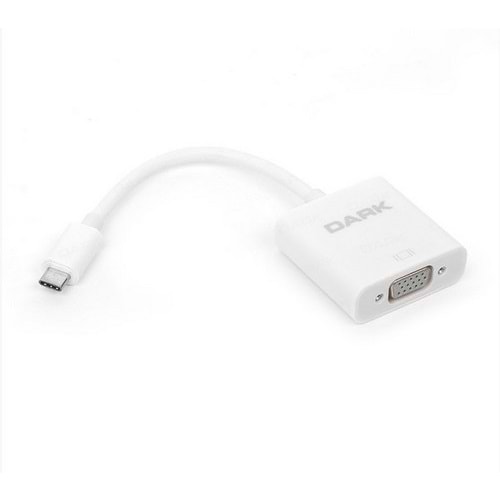 Dark USB 3.1 Type-C den VGA Full HD Dönüştürücü Adaptör (Alüminyum Kasa)(DK-AC-U31XVGA)