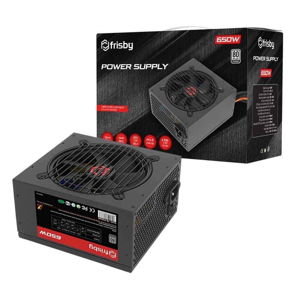 Frisby FR-PS6580P 650W 80 Plus 12cm Power Supply