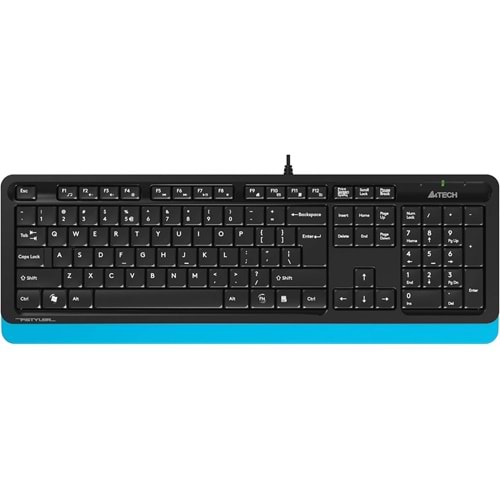 A4 Tech FK10 Multimedya Q Klavye Mavi USB