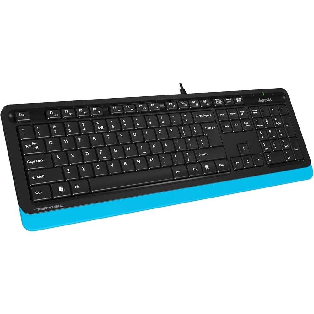 A4 Tech FK10 Multimedya Q Klavye Mavi USB