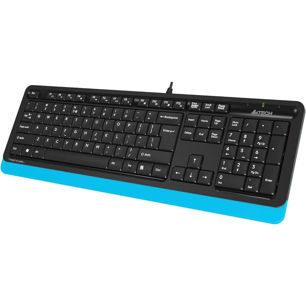 A4 Tech FK10 Multimedya Q Klavye Mavi USB
