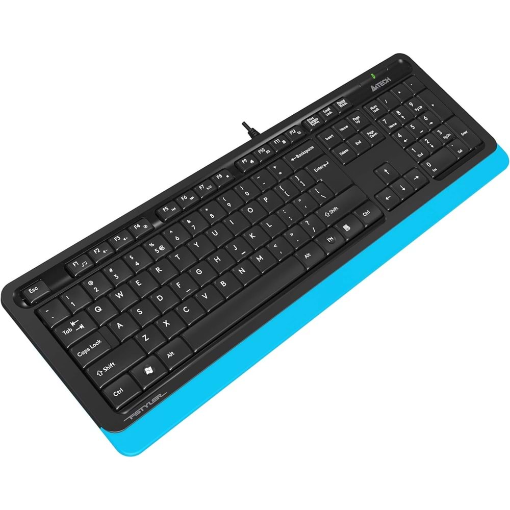 A4 Tech FK10 Multimedya Q Klavye Mavi USB