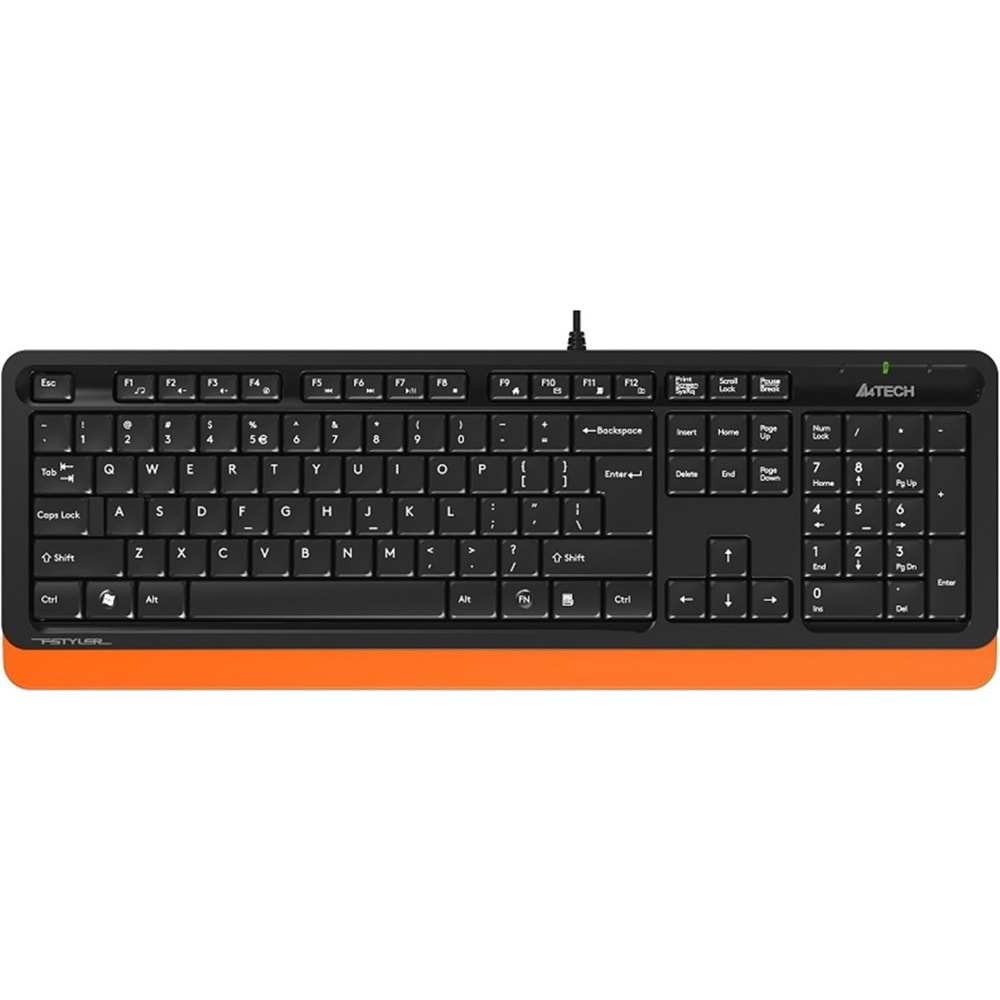 A4 Tech FK10 FN-Multimedya Q Klavye Turuncu USB