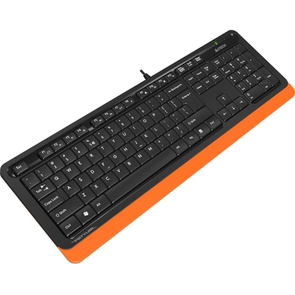 A4 Tech FK10 FN-Multimedya Q Klavye Turuncu USB