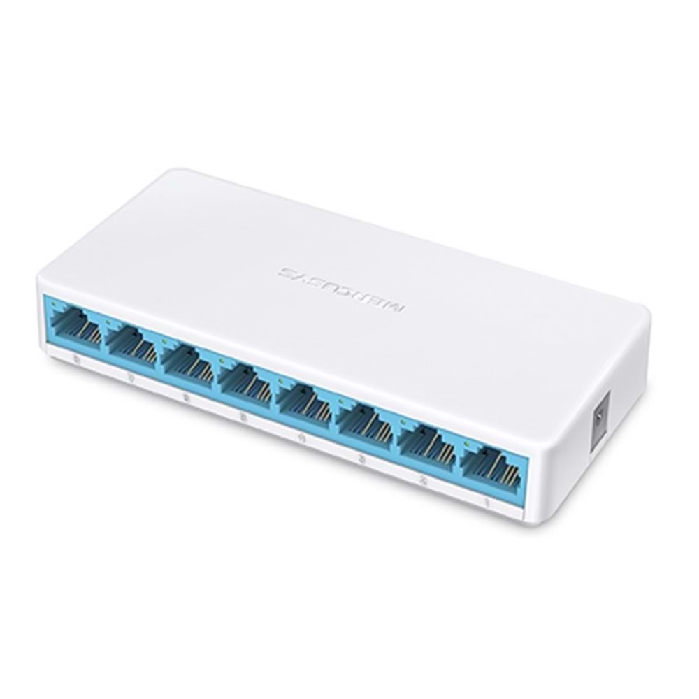 Mercusys MS108 8-Port 10-100Mbps Tak Ve Kullan Switch