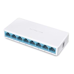 Mercusys MS108 8-Port 10-100Mbps Tak Ve Kullan Switch