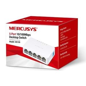 Mercusys MS108 8-Port 10-100Mbps Tak Ve Kullan Switch