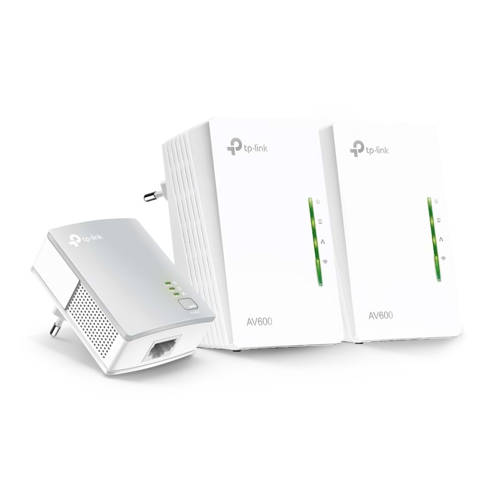 TP-Link TL-WPA4220T KIT AV600 300 Mbps 3'lü Ağ Kiti Kablosuz Menzil Genişletici