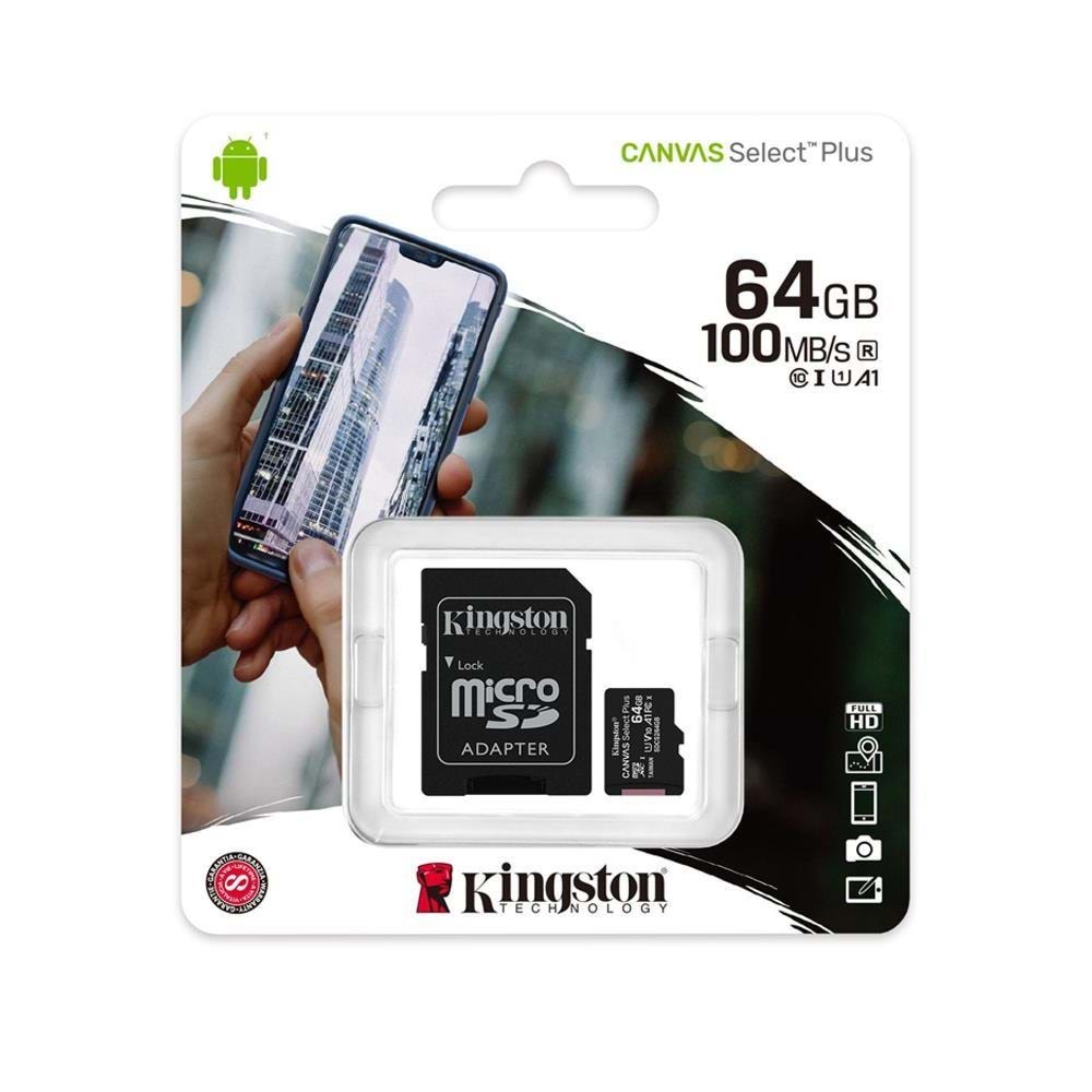 Kingston SDCS2 64GB Micro SD Class 10 Hafıza Kartı