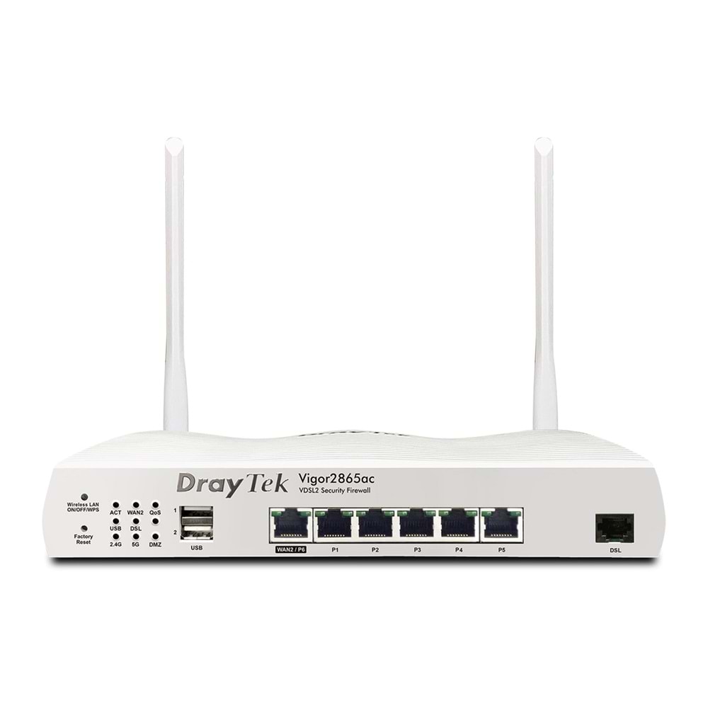 Draytek Vigor 2865 35b/VDSL/ADSL + GbE Dual-WAN VPN Router
