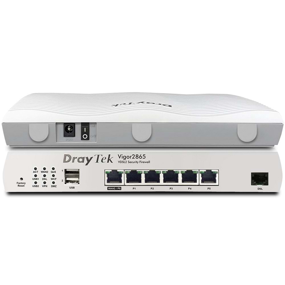 Draytek Vigor 2865 35b/VDSL/ADSL + GbE Dual-WAN VPN Router