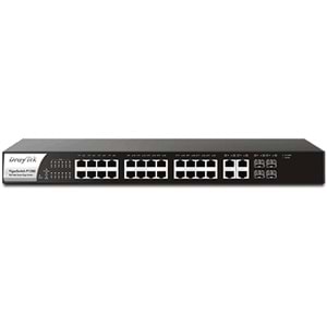Draytek VigorSwitch P1280 24+4 Web Smart Gigabit PoE+ Switch