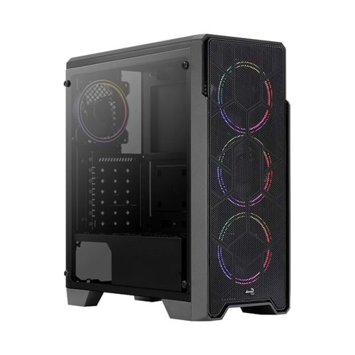 Aerocool Ore Saturn 500W 80+ 4 x 12cm FRGB Fan Mid Tower Kasa AE-ORS-580