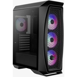 Aerocool Aero One Frost 500W 80+ 4 x FRGB 12cm Fan ATX Kasa AE-AERO1FR580