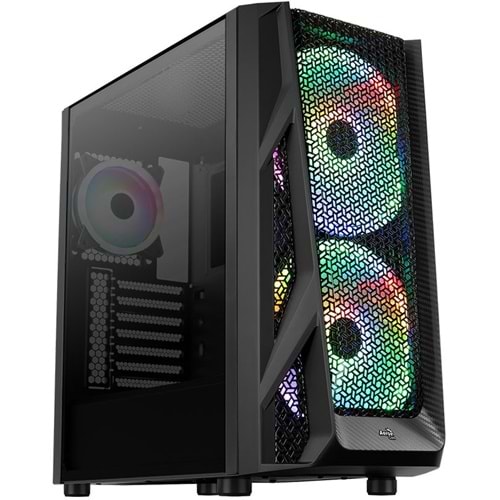 Aerocool AirHawk Duo 600W 80+ ARGB 2x20cm 1x12cm Fanlı ATX Kasa AE-AIRHAWKD680