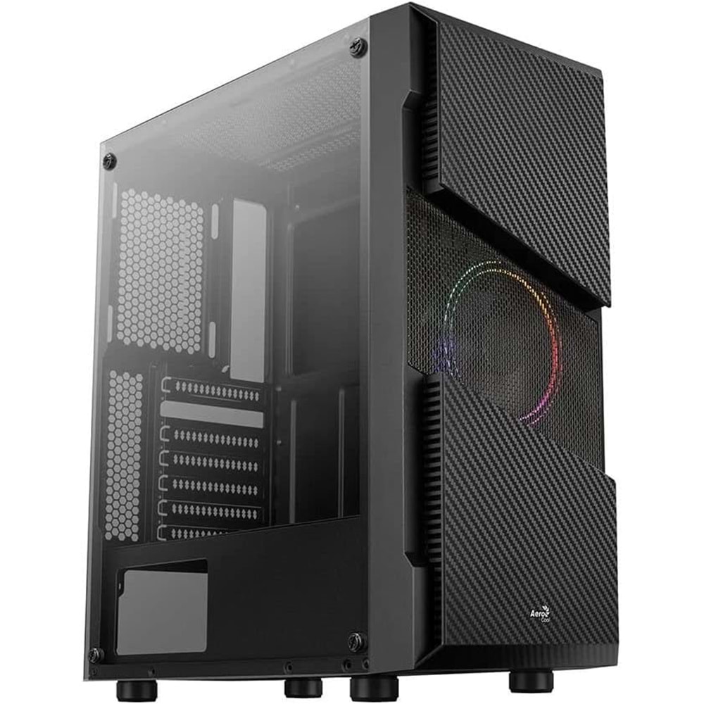 Aerocool Menace Saturn 600W 80+ Bronze 2x12cm FRGB Fan MidTowerKasa AE-MNS-600BR