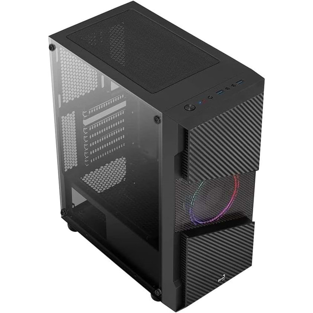 Aerocool Menace Saturn 600W 80+ Bronze 2x12cm FRGB Fan MidTowerKasa AE-MNS-600BR