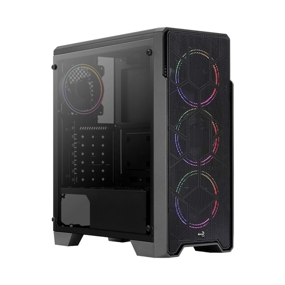 Aerocool Ore Saturn 500W 4 x 12cm FRGB Fan Mid Tower Kasa AE-ORS-500