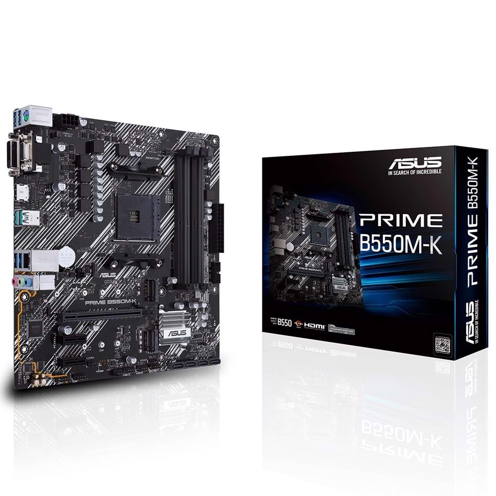 Asus Prime B550M-K AMD DDR4 PCI 4.0 AM4 Anakart