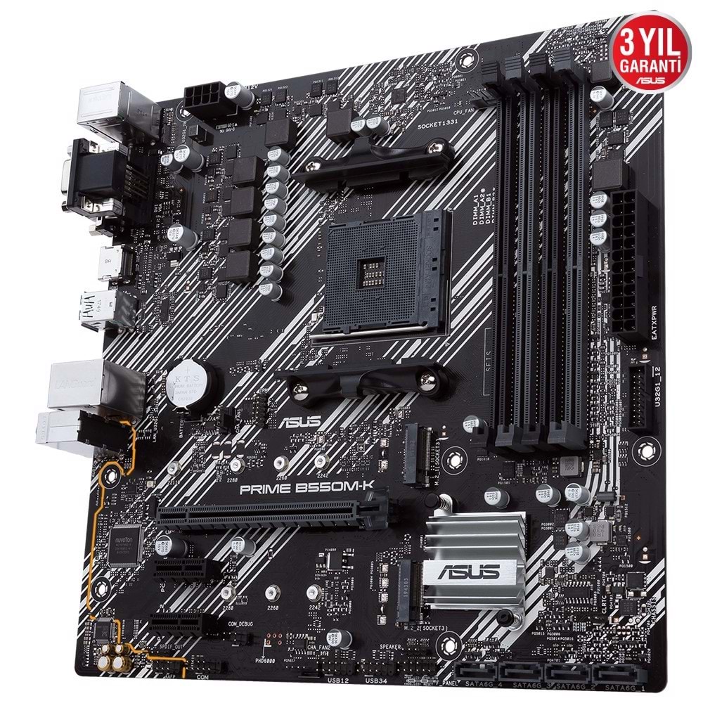 Asus Prime B550M-K AMD DDR4 PCI 4.0 AM4 Anakart