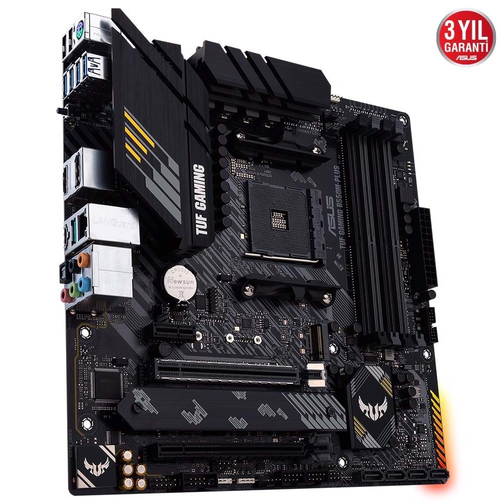 Asus TUF GAMING B550M-PLUS AMD DDR4 DP/HDMI AM4 Anakart