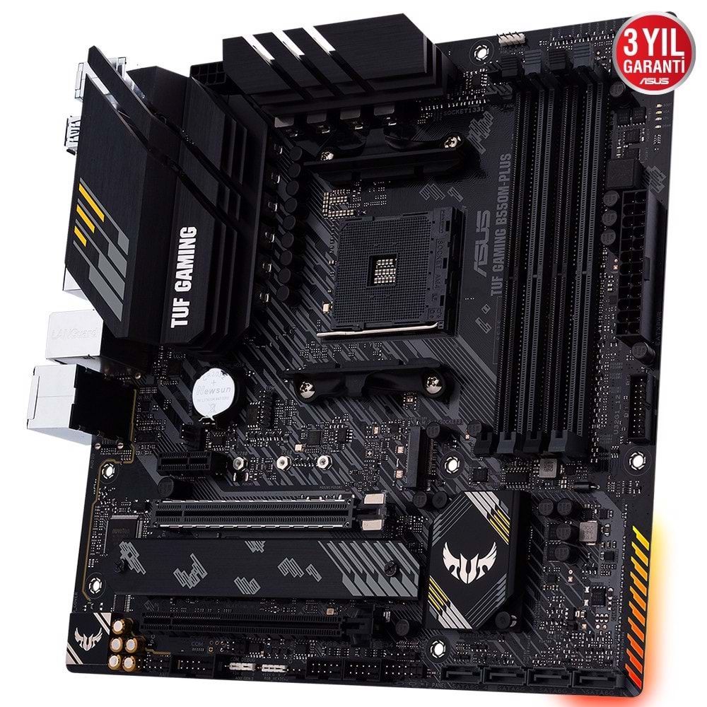 Asus TUF GAMING B550M-PLUS AMD DDR4 DP/HDMI AM4 Anakart