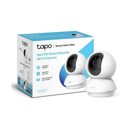 TP-Link Tapo C200 Ev Güvenliği için Pan / Tilt Wi-Fi Kamera