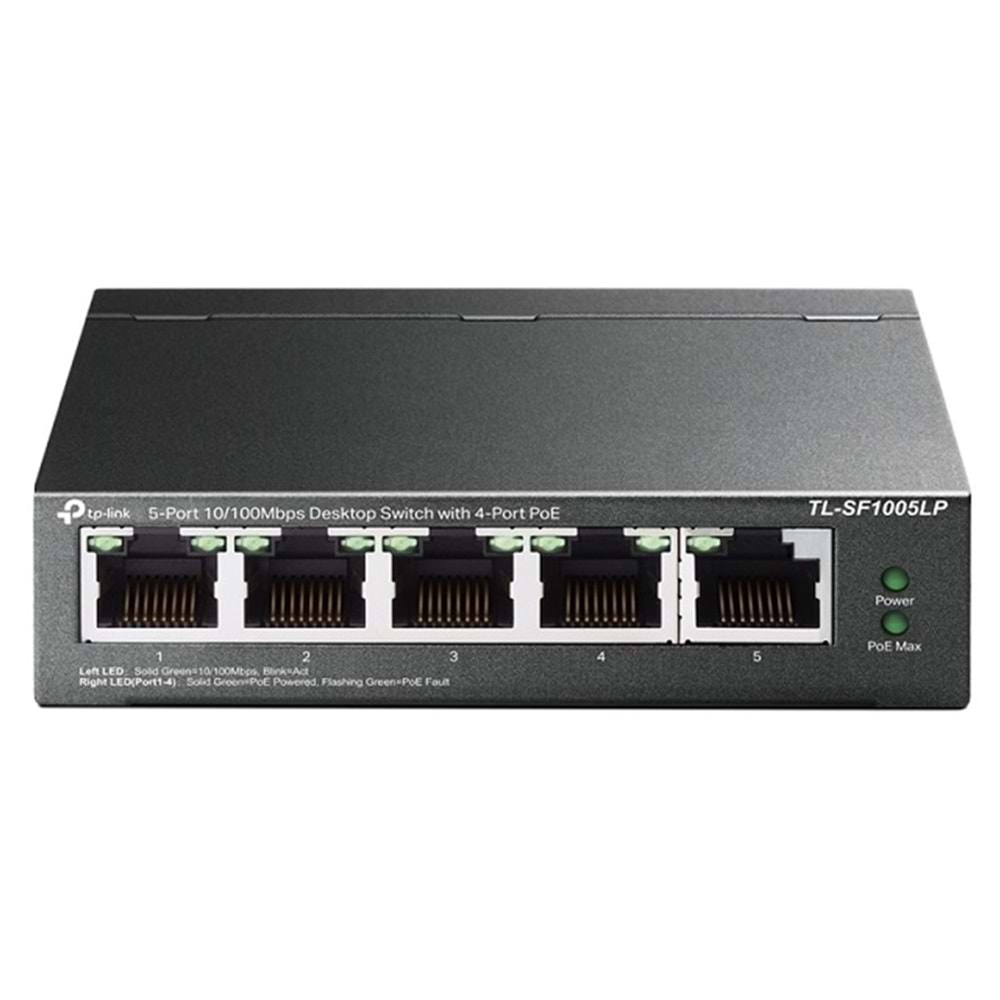 TP-Link TL-SF1005LP 5-Port 4-Port PoE Masaüstü Switch