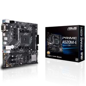 Asus Prime A520M-E AMD A520 DDR4 HDMI/DVI/VGA AM4 Anakart