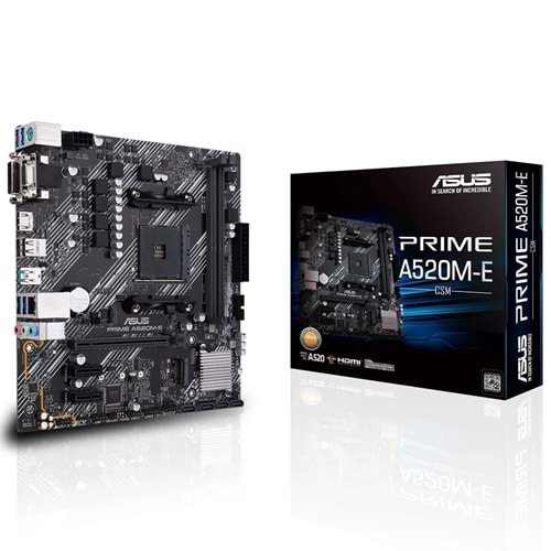Asus Prime A520M-E AMD A520 DDR4 HDMI/DVI/VGA AM4 Anakart