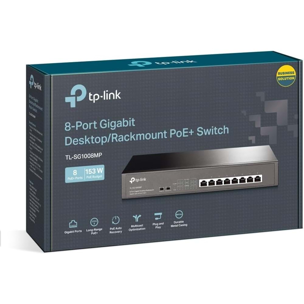 TP-Link TL-SG1008MP 8 Port PoE+8 Port Gigabit Switch