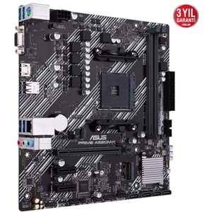 Asus Prime A520M-K AMD A520 DDR4 USB3.2 HDMIVGA PCI 3.0 AM4 Anakart