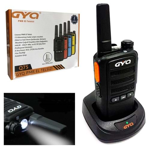 GYQ Q75 Pmr El Telsizi 1 Adet