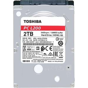 Toshiba 2TB Sata 3.0 5400RPM 128MB 2.5