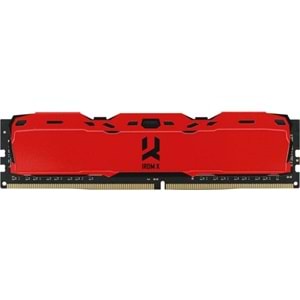 Goodram 8GB 3200MHZ DDR4 SINGLE IRDM Kırmızı IR-XR3200D464L16SA