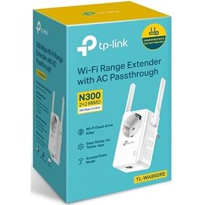TP-Link TL-WA860RE AC Soketli 300Mbps WiFi Menzil Genişletici